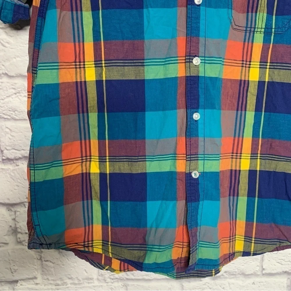 Club Room Mens Plaid Casual Button Down T-Shirt - Picture 7 of 11